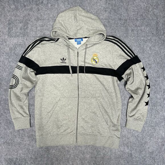 REAL MADRID LA LIGA LEGENDS FOOTBALL SOCCER JACKET ADIDAS MENS sz XL - Picture 1 of 8